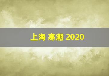 上海 寒潮 2020